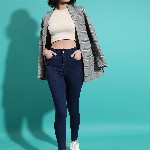 Basics By Tokyo Talkies Women Slim Fit Stretchable Jeans