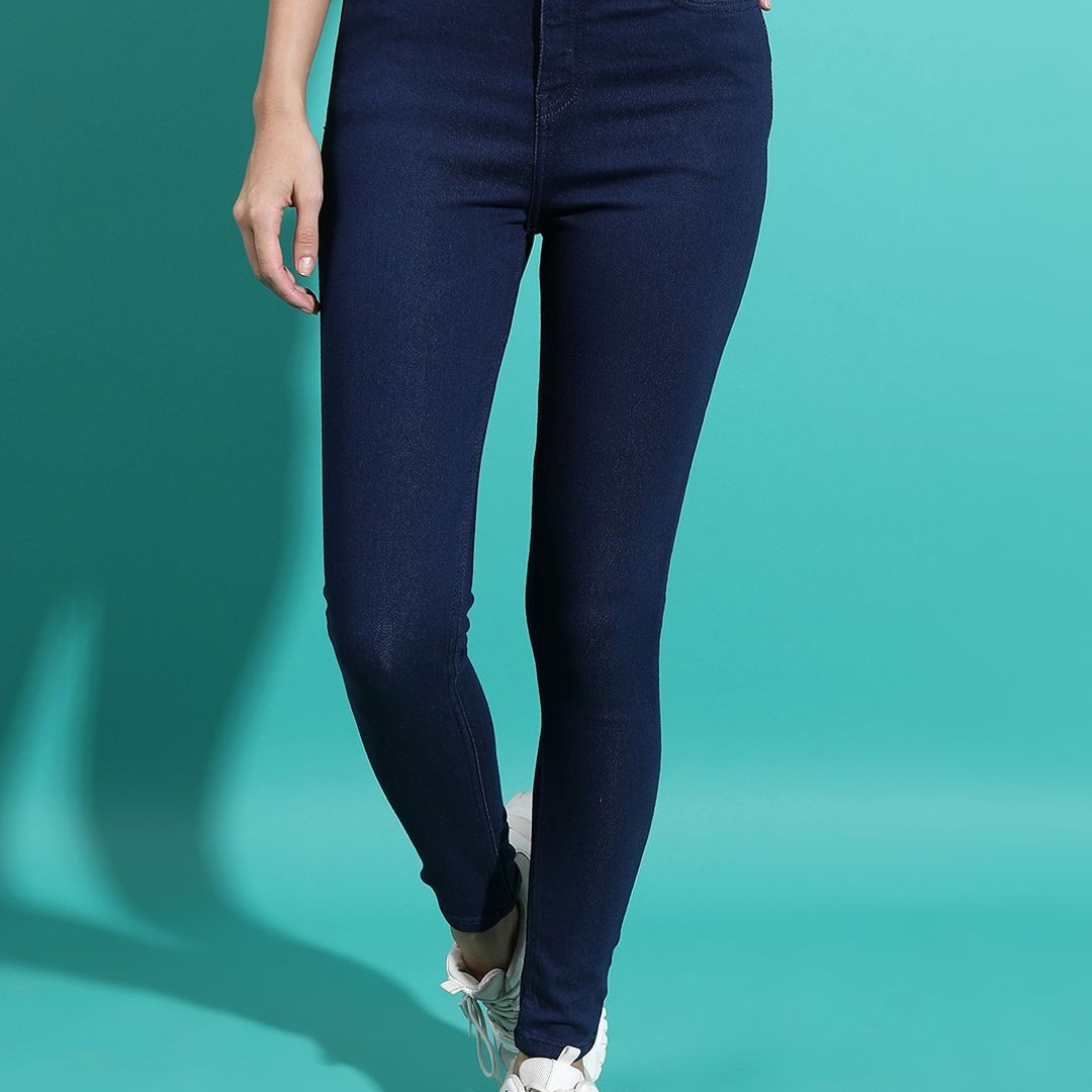Basics By Tokyo Talkies Women Slim Fit Stretchable Jeans