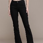 The Roadster Life Co. Women Flared High-Rise Stretchable Jeans