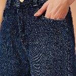 FASHIONFIBRE Women Cotton Comfort Wide Leg High-Rise Light Fade Jeans