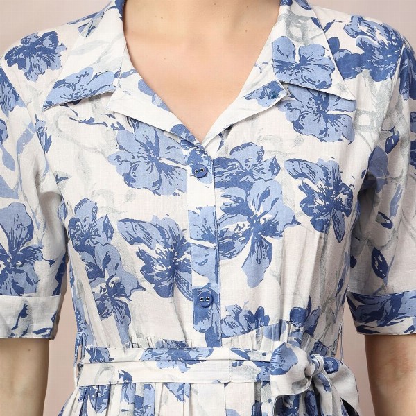 Stylum Floral Print Fit & Flare Maxi Dress