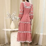 Biba Women Ethnic Motifs Embroidered Fit & Flare Dress