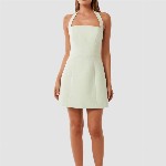 Forever New Halter Neck Fit & Flare Mini Dress