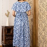 Nayo Floral Printed Maternity Maxi Dress