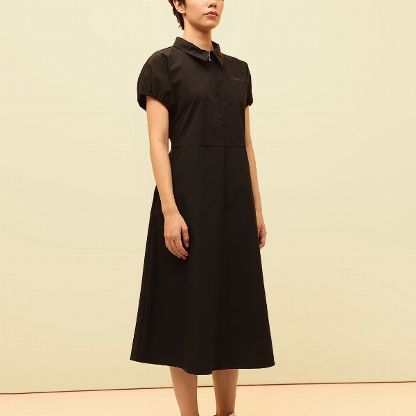 ONLY Puff Sleeve Shirt Midi Dress