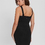 GUESS Shoulder Straps Sleeveless Bodycon Dress