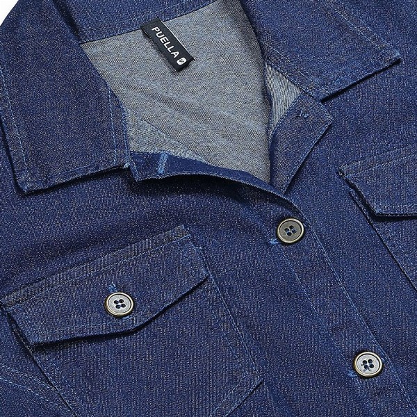 PUELLA Denim Fit & Flare Dress