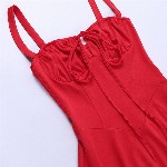 StyleCast Sholuder Straps A-Line Midi Dress