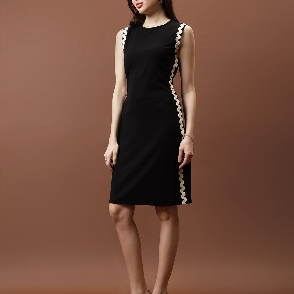 Athena Immutable Scuba Formal Sheath Dress