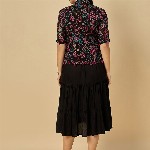 Azira Fit & Flare Midi Dress With Jacket