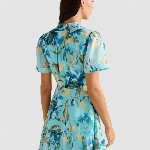 Forever New Women Floral Printed Fit & Flare Mini Dress
