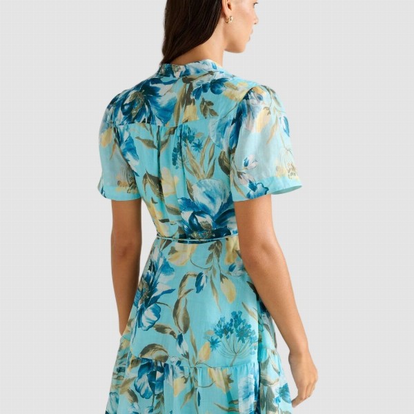 Forever New Women Floral Printed Fit & Flare Mini Dress