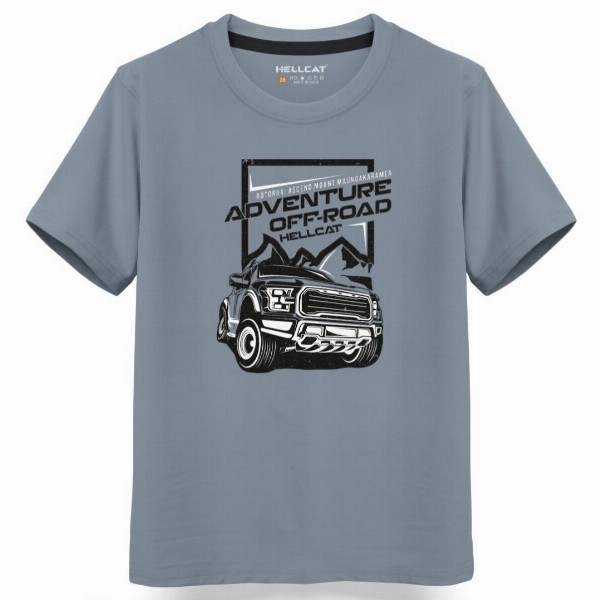 HELLCAT Boys Typography 3 Printed T-shirt