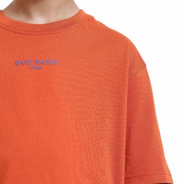 Rare Ones Boys Oversized Graphic Back Print Wirth Applique T-Shirt