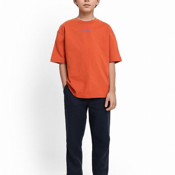 Rare Ones Boys Oversized Graphic Back Print Wirth Applique T-Shirt