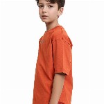 Rare Ones Boys Oversized Graphic Back Print Wirth Applique T-Shirt