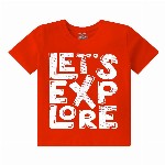 Kiddeo Boys Pack Of 5 Typography Printed Round Neck Cotton T-shirts