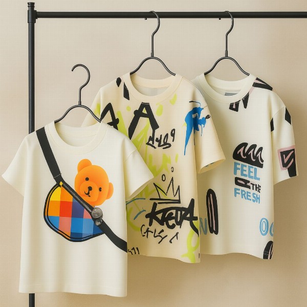 Googo Gaaga Kids Pack of 3 Printed Cotton T-shirt