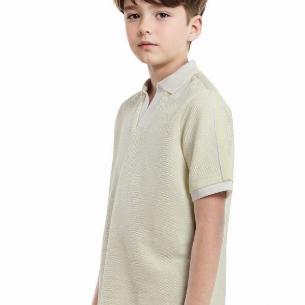 RARE ONES Boys Zolt Polo Collar Cotton T-shirt