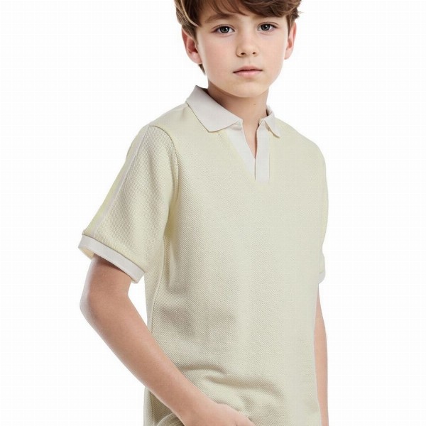 RARE ONES Boys Zolt Polo Collar Cotton T-shirt