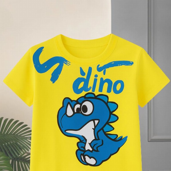 Googo Gaaga Boys Graphic Printed Round Neck T-shirt