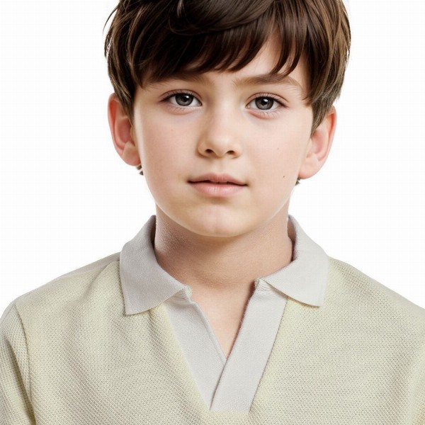 RARE ONES Boys Zolt Polo Collar Cotton T-shirt