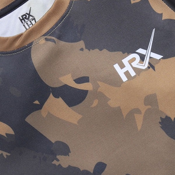 HRX by Hrithik Roshan Boys Camouflage Printed Rapid-Dry T-shirt