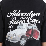 RARE ONES Boys Graphic Printed Round Neck Cotton Oversized T-shirt