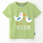 Nauti Nati Boys Pack of 2 Antimicrobial Graphic Printed Round Neck Cotton T-shirts