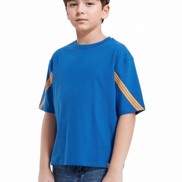 RARE ONES Boys Graphic Printed Round Neck Cotton Relaxed Fit T-shirt