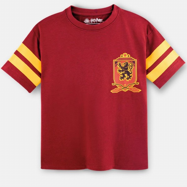 Nap Chief Kids Unisex Harry Potter Quidditch 07 Printed Pure Cotton Oversized T-shirt