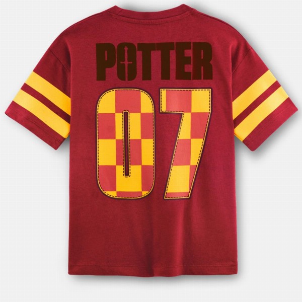 Nap Chief Kids Unisex Harry Potter Quidditch 07 Printed Pure Cotton Oversized T-shirt