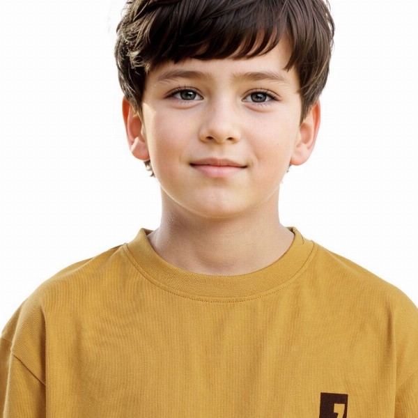 RARE ONES Boys Typography Printed Round Neck Cotton Relaxed Fit T-shirt