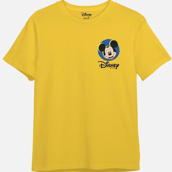 Minicult Kids Mickey Mouse Printed Cotton T-shirt