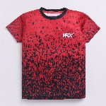 HRX by Hrithik Roshan Boys Geometric Printed Rapid-Dry T-shirt