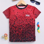 HRX by Hrithik Roshan Boys Geometric Printed Rapid-Dry T-shirt