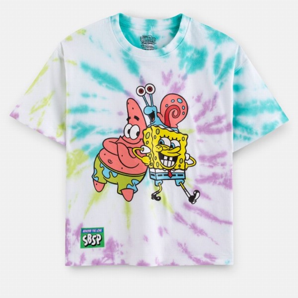 Nap Chief Kids Pack Of 2 Bugs and Spongebob T-Shirts