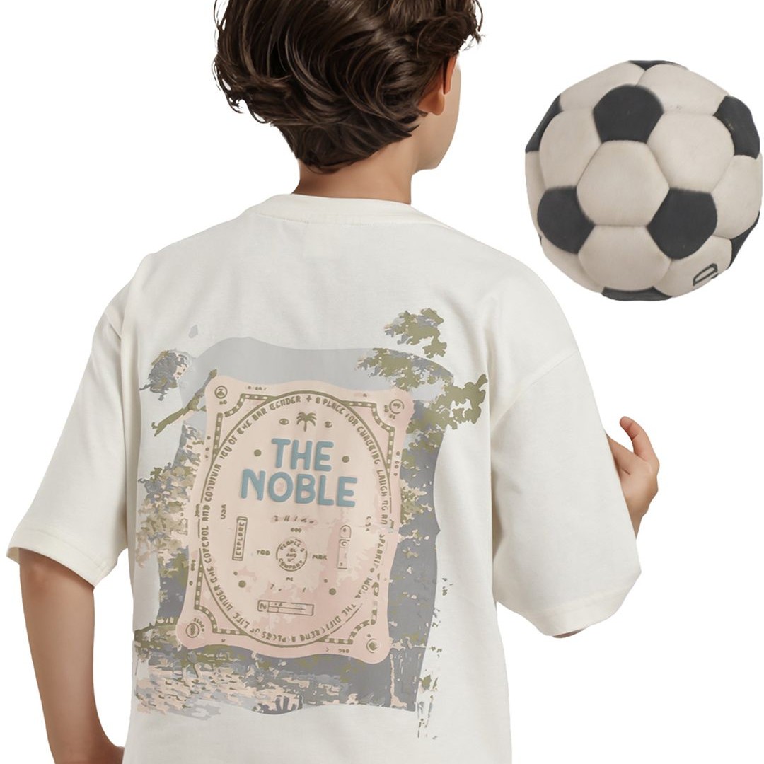 Rare Ones Boys Graphic Back Print Oversized T-shirt