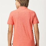 Nautica Boys Polo Collar Typography Printed T-shirt