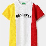 United Colors of Benetton Boys Colourblocked Pure Cotton T-shirt