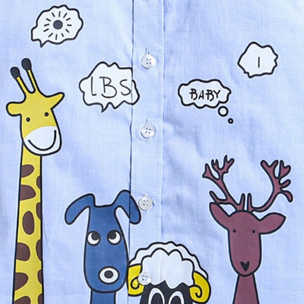 ZIP ZAP ZOOP Boys Comfort Graphic Printed Twill Weave Pure Cotton Casual Shirt