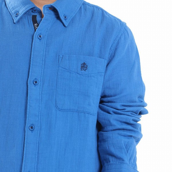 RARE ONES Boys Solid Button-Down Collar Cotton Casual Shirt