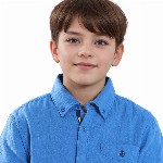 RARE ONES Boys Solid Button-Down Collar Cotton Casual Shirt