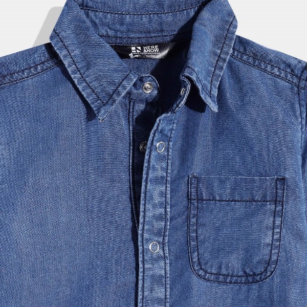HERE&NOW Boys Denim Casual Shirt