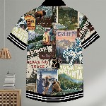 HELLCAT Boys Spread Collar Graphic Printed Cotton Casual Shirt