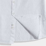 Allen Solly Junior Boys Slim Fit Self Design Pure Cotton Casual Shirt With Bow Tie