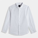 Allen Solly Junior Boys Slim Fit Self Design Pure Cotton Casual Shirt With Bow Tie
