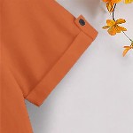 BAESD Boys Premium Cotton Roll Up Sleeves Casual Shirt