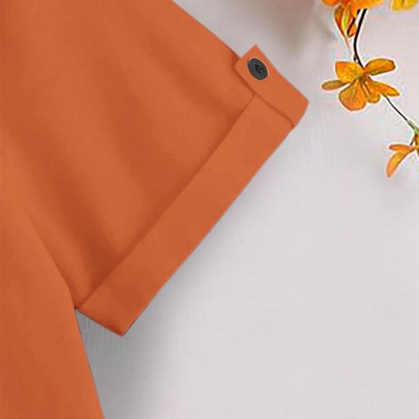 BAESD Boys Premium Cotton Roll Up Sleeves Casual Shirt