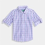 United Colors of Benetton Boys Cotton Checked Casual Shirt